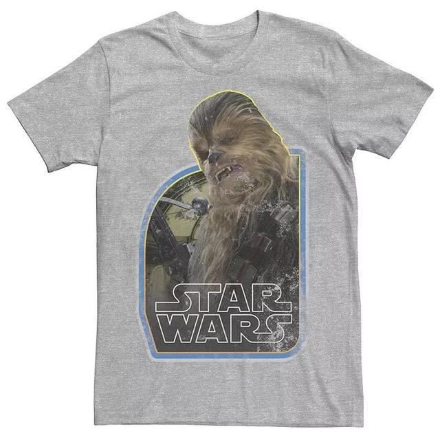 Mens Star Wars Chewbacca with Bowcaster Tee Athletic Grey Product Image