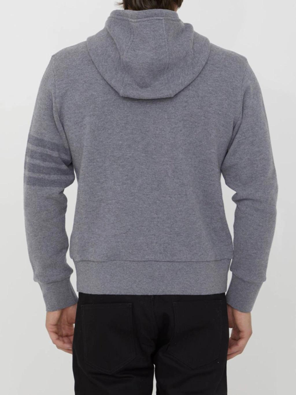 Grey Wool Hoodie Product Image