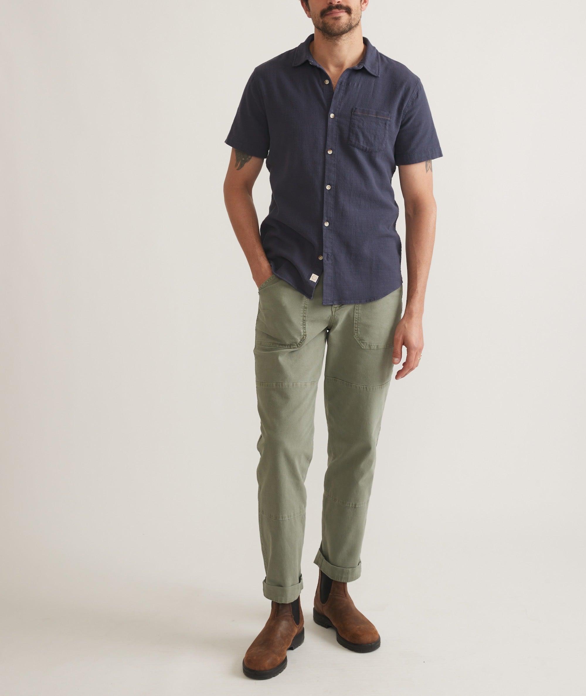 Stretch Selvage Short Sleeve Shirt Product Image