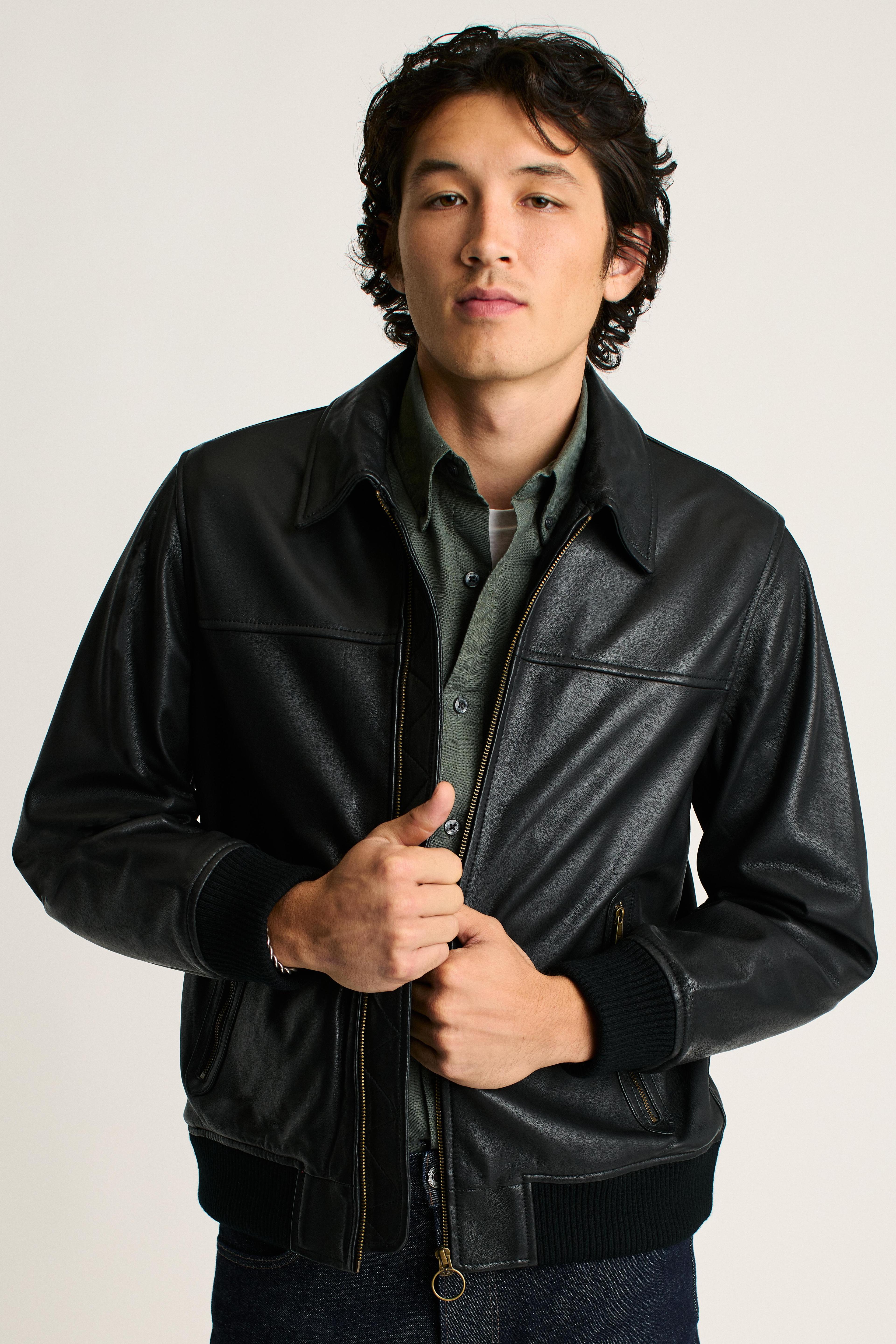 The Bowery Leather Bomber Product Image