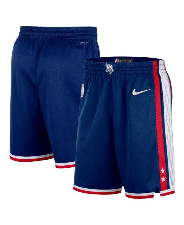 Mens Nike Navy Brooklyn Nets 2021/22 City Edition Swingman Shorts Product Image