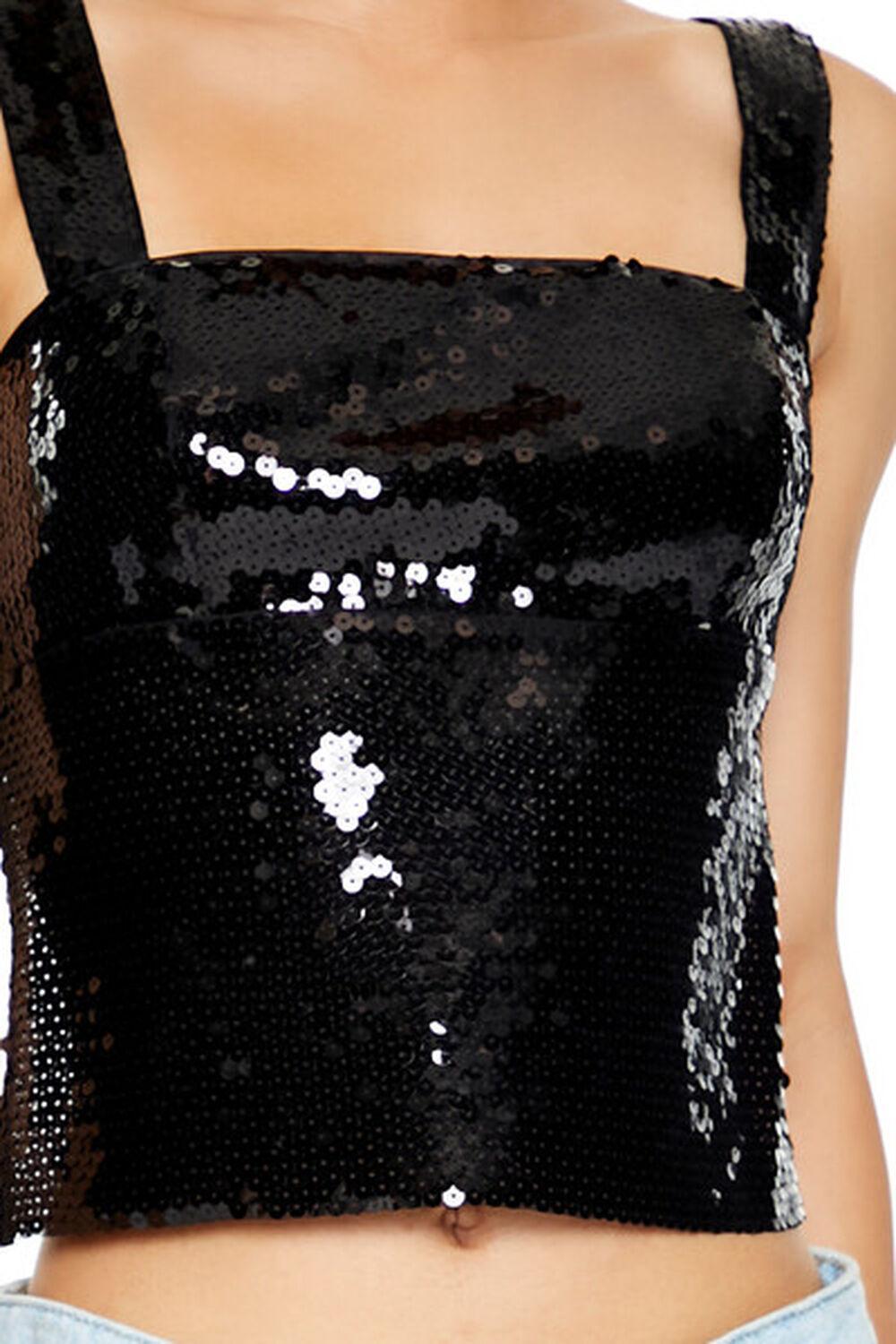 Tie-Back Sequin Top | Forever 21 Product Image