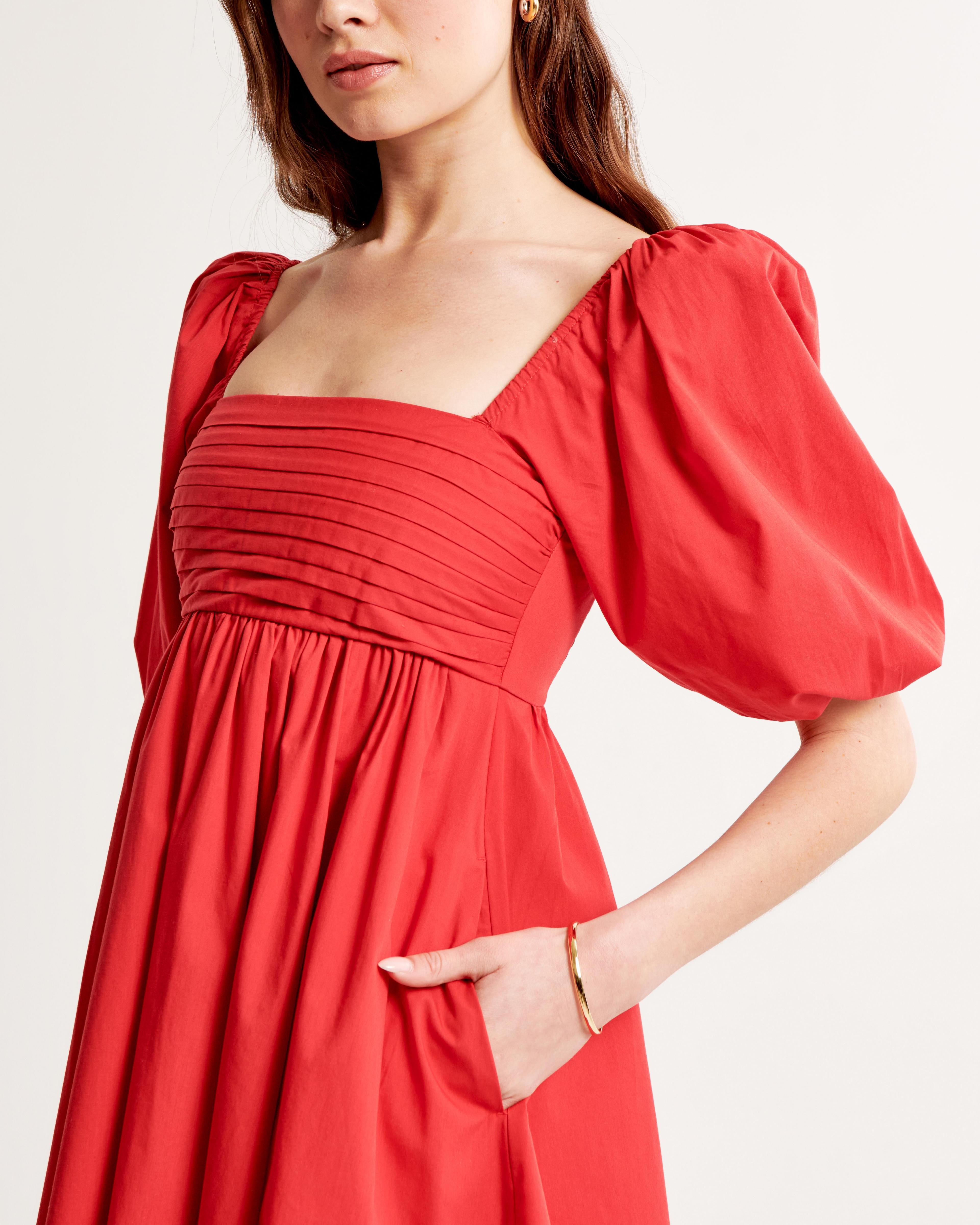 Emerson Poplin Puff Sleeve Mini Dress Product Image