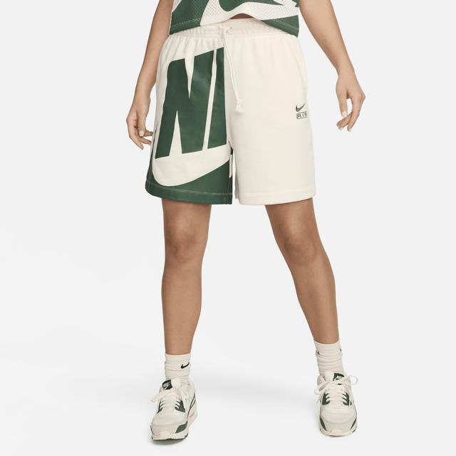 Nike Womens Air Mid-Rise 6 French Terry Shorts Product Image