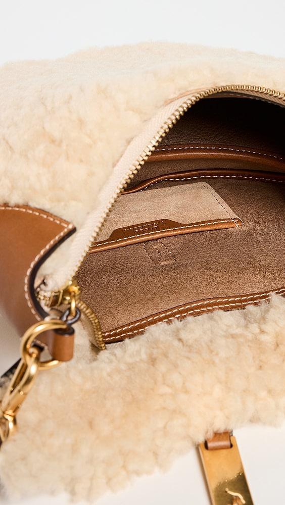 Polo Ralph Lauren Shearling Vachetta Id Mini Shoulder Bag | Shopbop Product Image