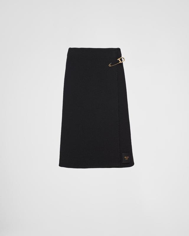 Twill midi-skirt Product Image