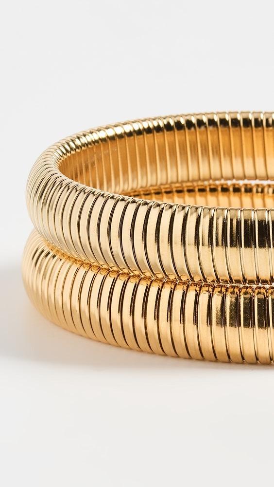 SHASHI Striated Bracelet Set | Shopbop Product Image