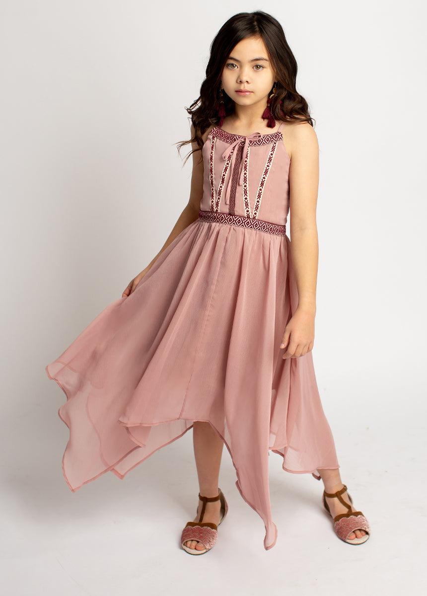 Darvina Dress in Nude Pink Product Image