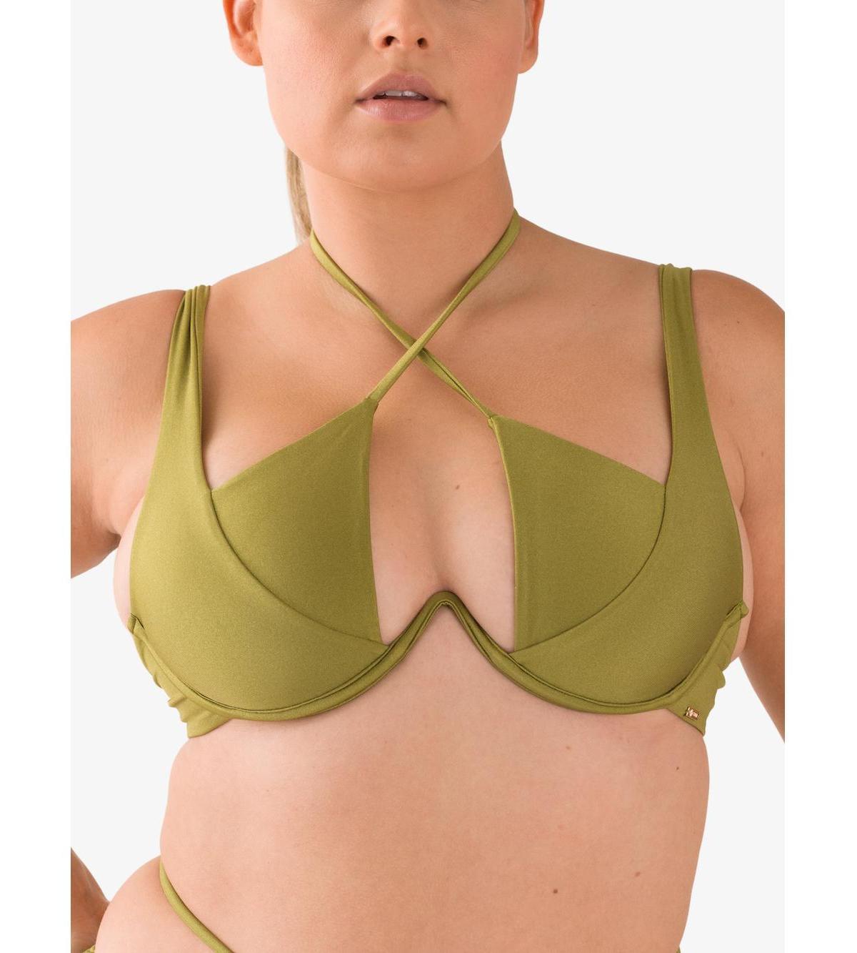 Womens Heart Bikini Top Product Image