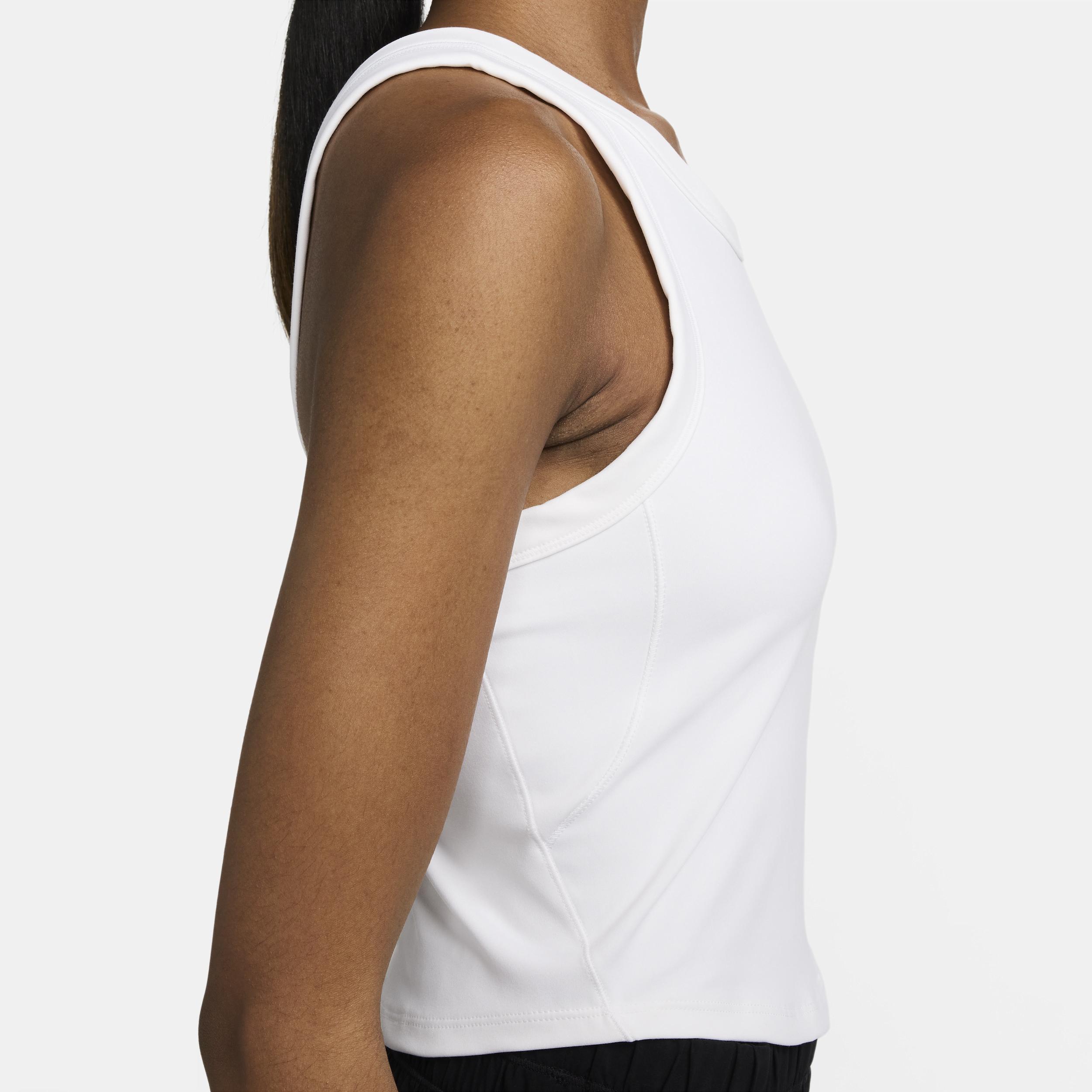 Nike Womens One Fitted Dri-FIT Strappy Cropped Tank Top Product Image