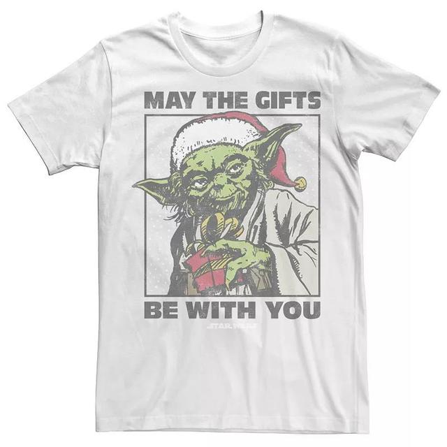 Mens Star Wars Gift Wish Christmas Tee Grey Heather Product Image