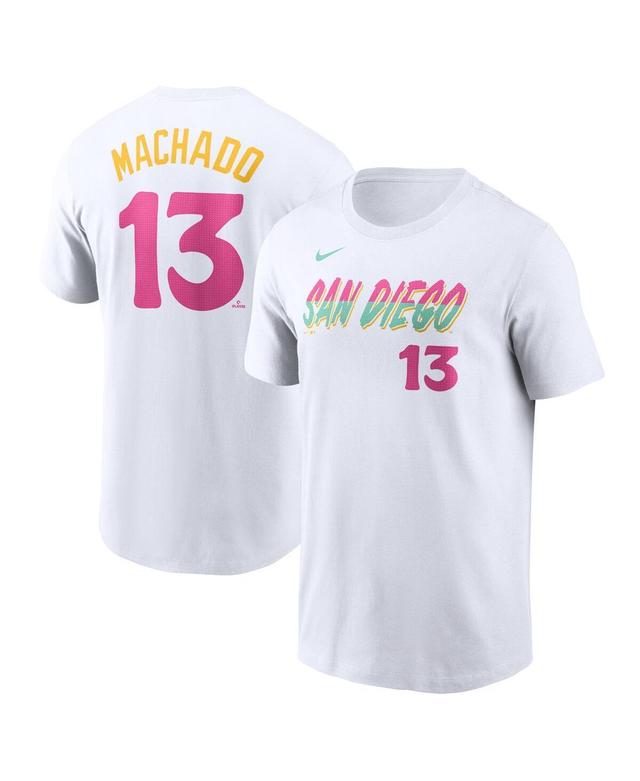 Manny Machado San Diego Padres City Connect Fuse Nike Mens MLB T-Shirt Product Image