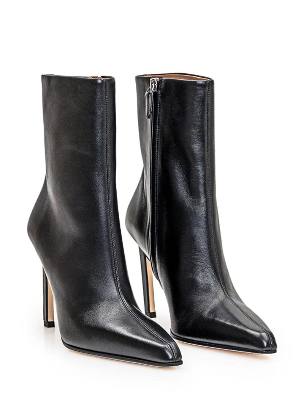 Jude Leather Ankle Boots In Black Product Image