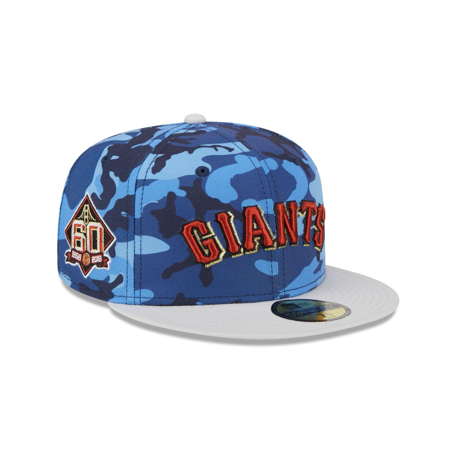 San Francisco Giants Blue Camo 59FIFTY Fitted Hat Male Product Image