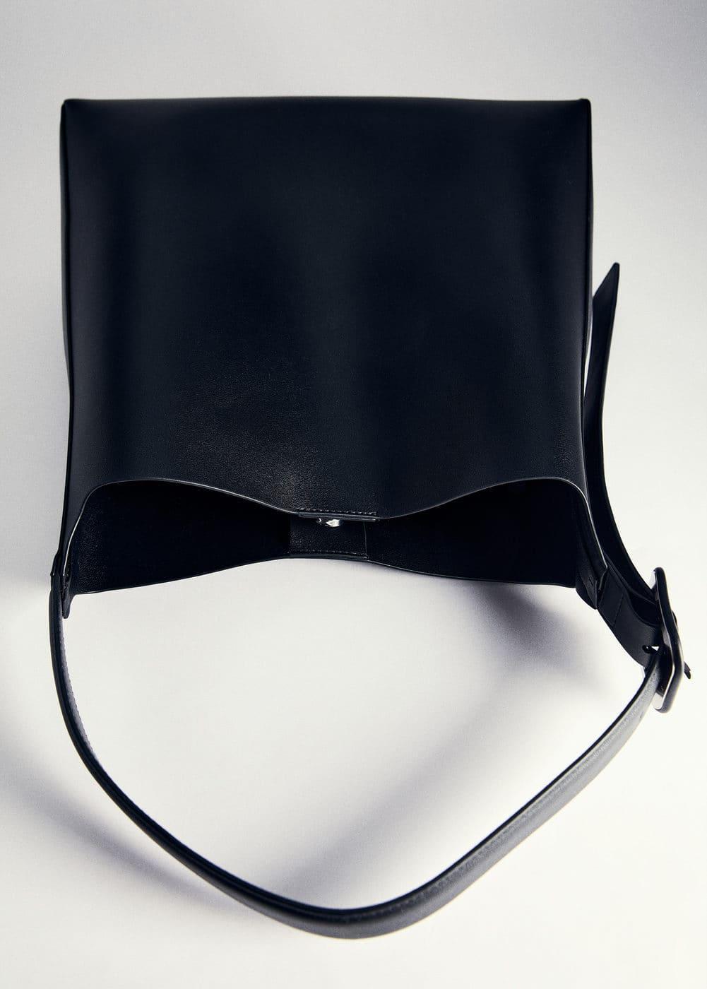 Shopper bag with buckle - Women | MANGO USA Product Image