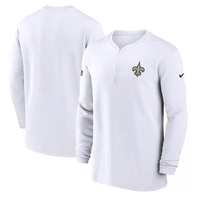 New Orleans Saints Sideline Men�s Nike Men's Dri-FIT NFL 1/2-Zip Long-Sleeve Top Product Image