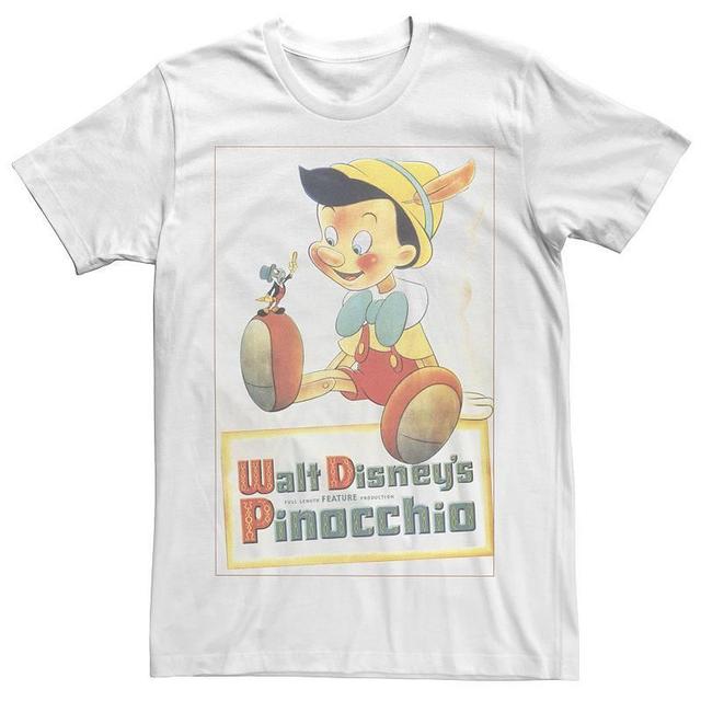 Mens Disney Pinocchio Vintage Portrait Tee Product Image