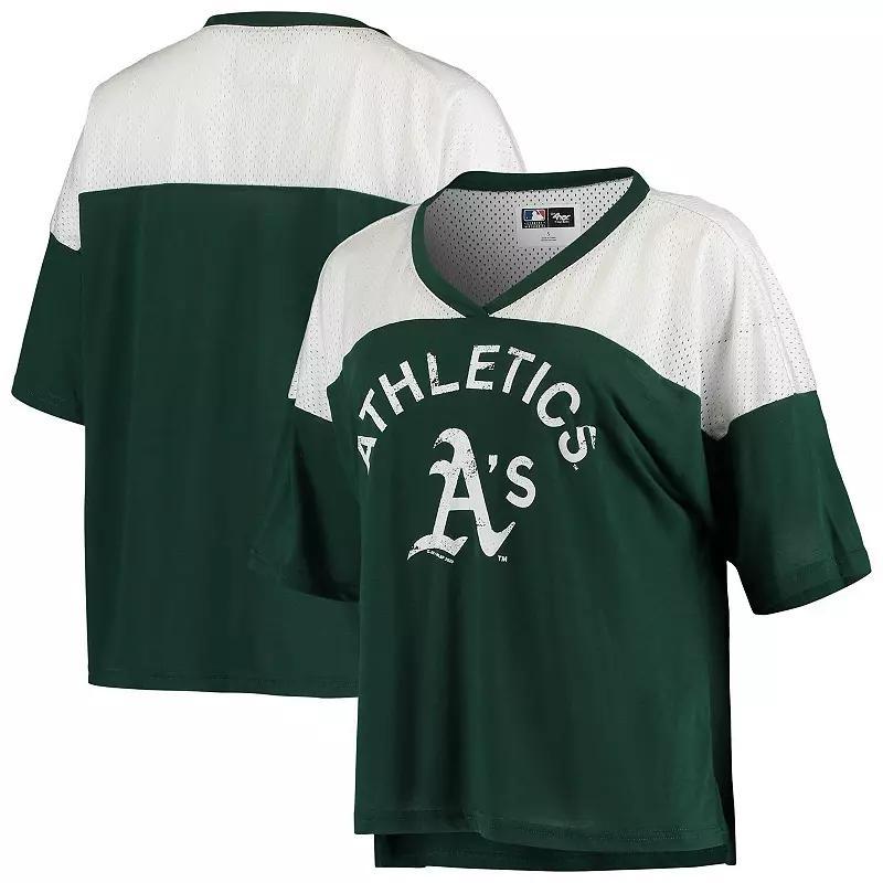 Womens G-III Sports by Carl Banks Oakland Athletics All World V-Neck T-Shirt Product Image