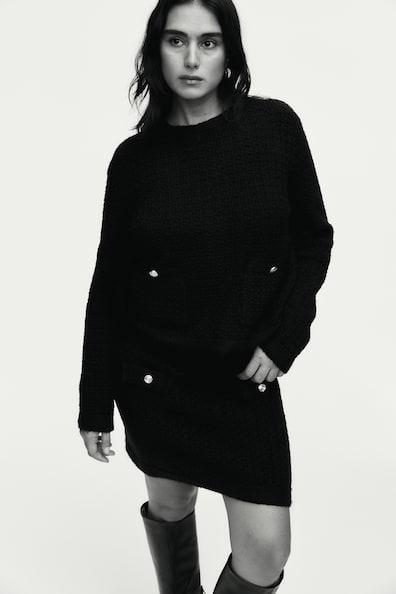 Pointelle-Knit Sweater Product Image