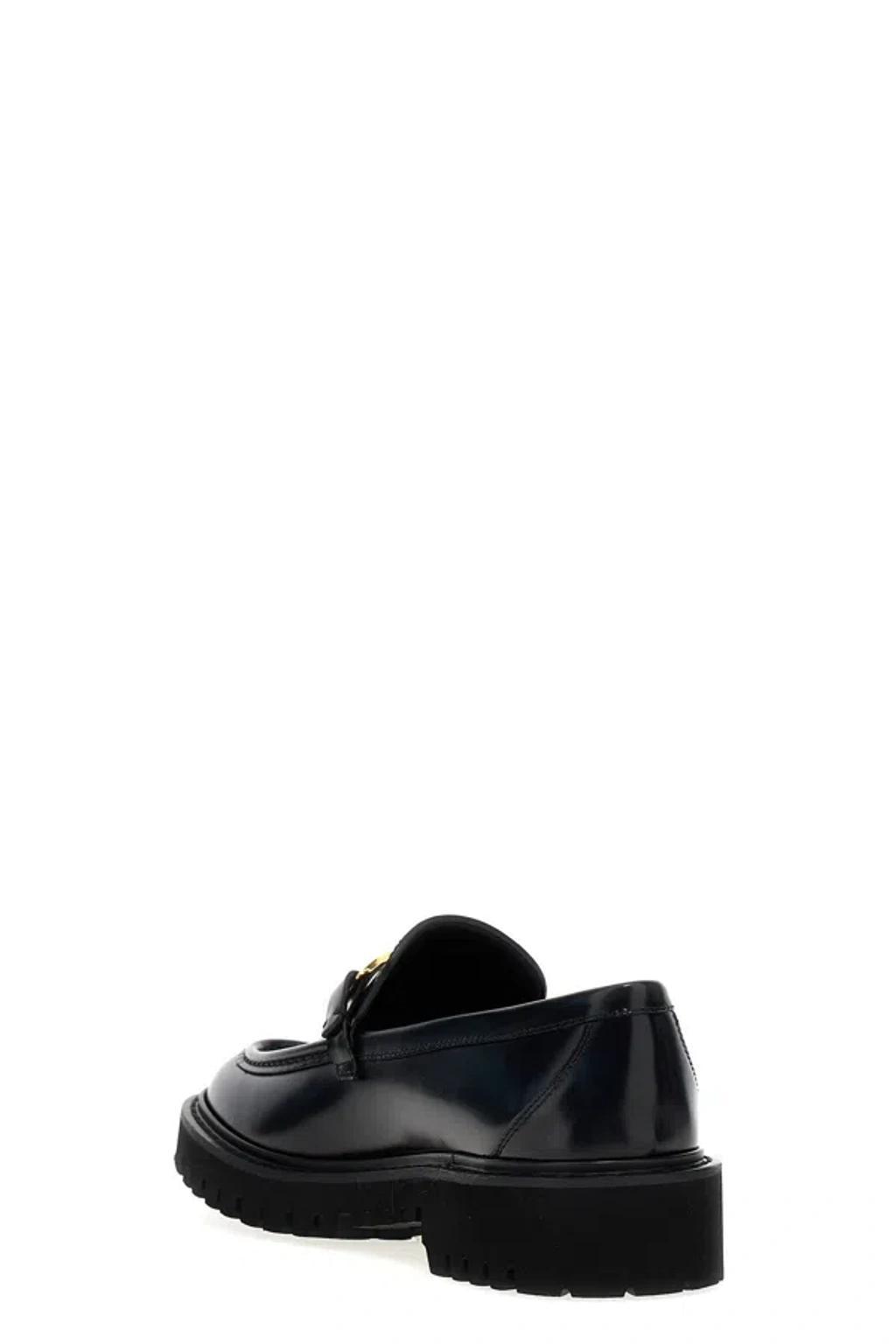 Black Logo Signature Loafers Product Image