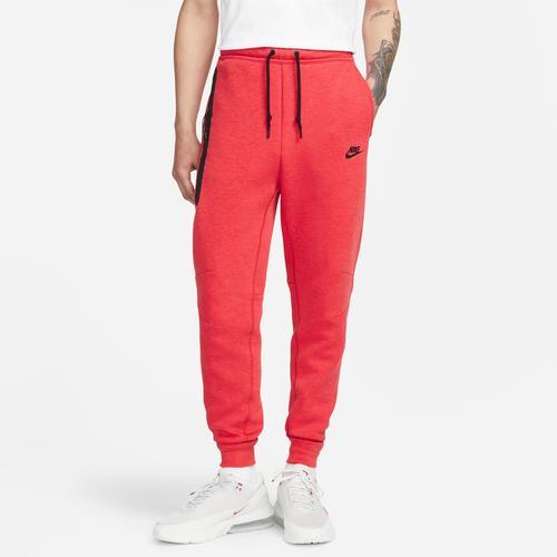 Nike Mens Nike Tech Fleece Joggers - Mens Black/Red Product Image