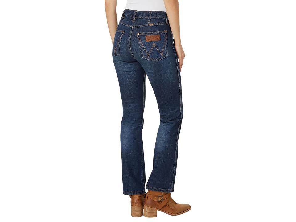 Wrangler Retro Premium Green Jeans Slim Boot in Avery (Avery) Women's Jeans Product Image