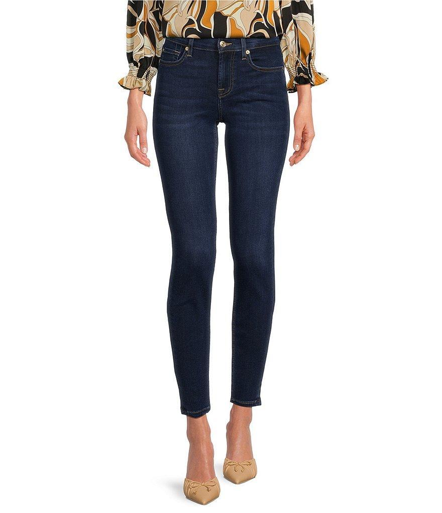 7 For All Mankind Bair Mid Rise Ankle Skinny Jeans product image