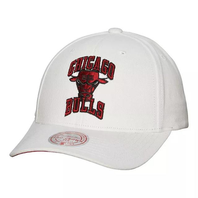 Mens Mitchell & Ness Chicago Bulls Hardwood Classics All In Retro Snapback Hat Product Image