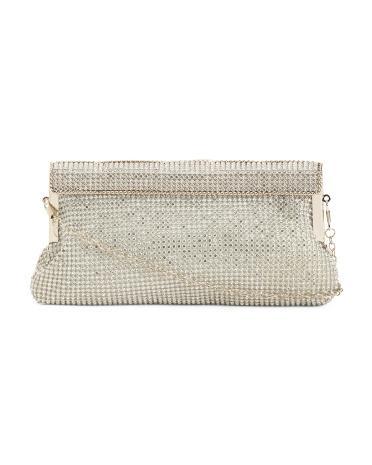 Rhinestone Clutch With Chain Strap for Women Product Image