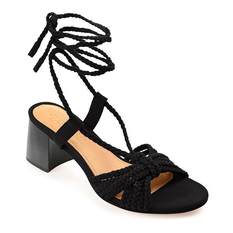 Journee Signature Railee Ankle Tie Sandal Product Image