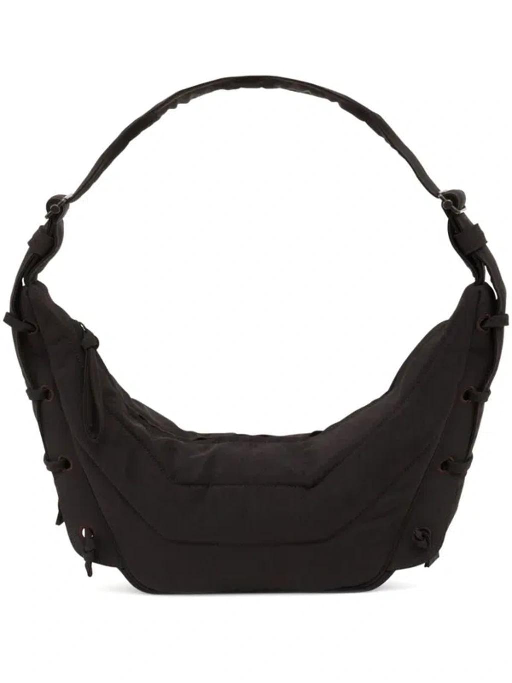 LEMAIRE Croissant Padded Shoulder Bag In Br490 Dark Chocolate Product Image