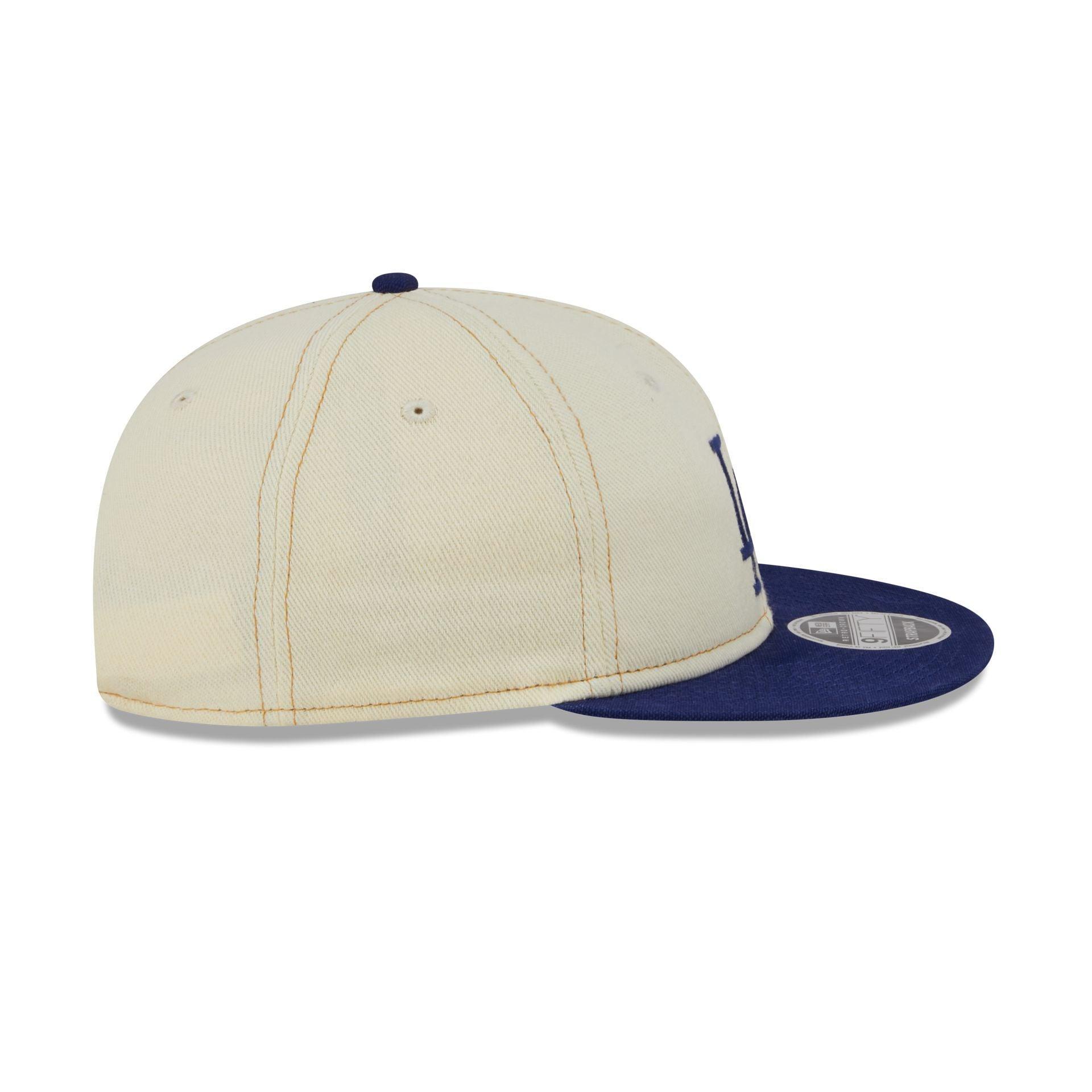 Los Angeles Dodgers Chrome Denim Retro Crown 9FIFTY Adjustable Hat Male Product Image