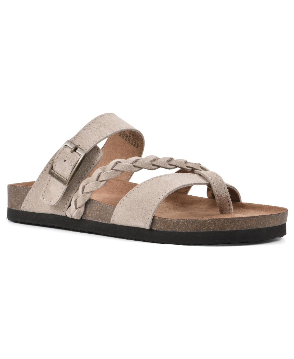 White Mountain Womens Hazy Footbed Sandals Product Image