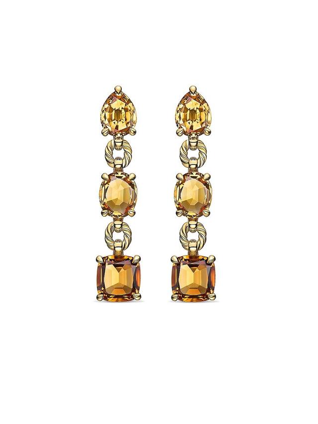 Womens Marbella Drop Earrings in 18K Yellow Gold Product Image