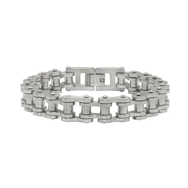 MC Collective Bolt Watch Band Chain Bracelet, Womens Silver Product Image