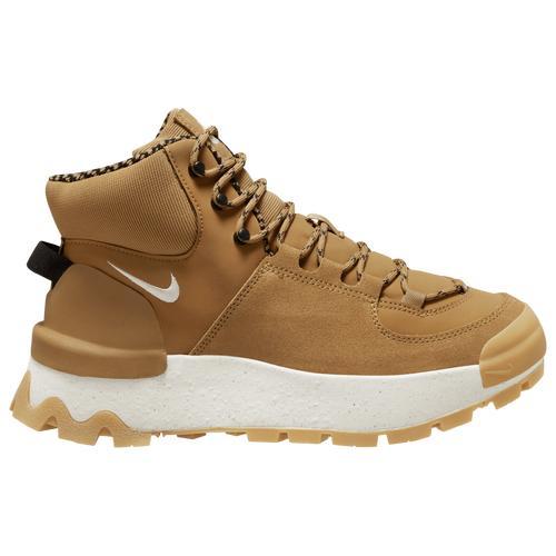 Nike Womens Nike City Classic Boots - Womens Wheat/White Product Image