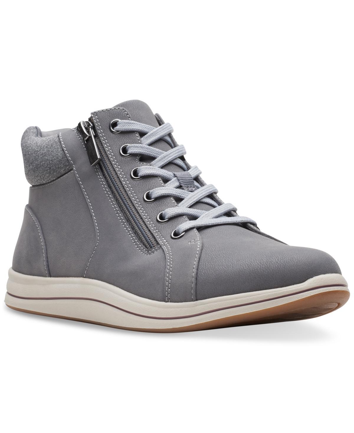 Clarks Womens Breeze Glide Lace-Up Zip Sneakers Product Image