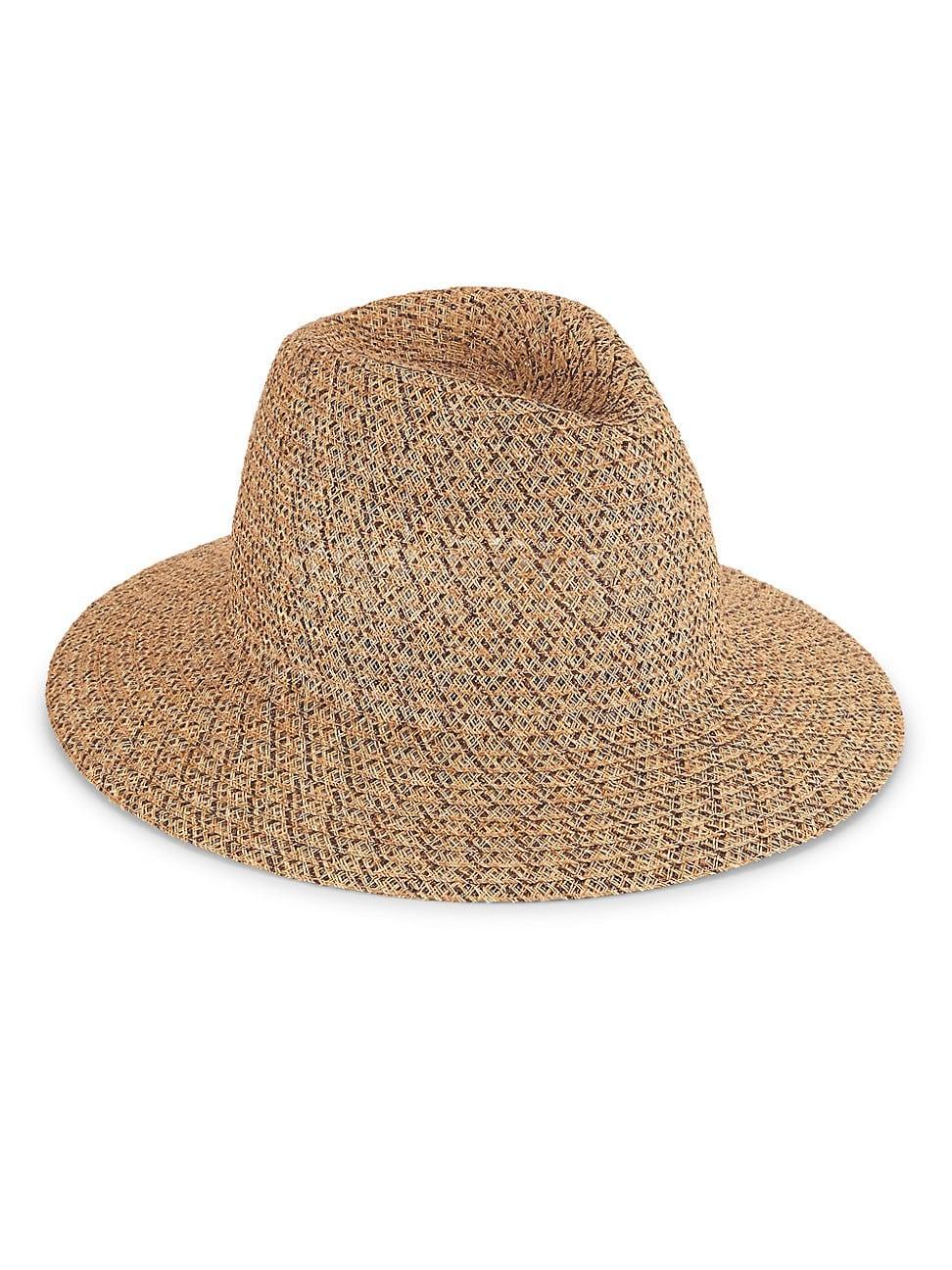 Womens Courtney Packable Straw Fedora Product Image