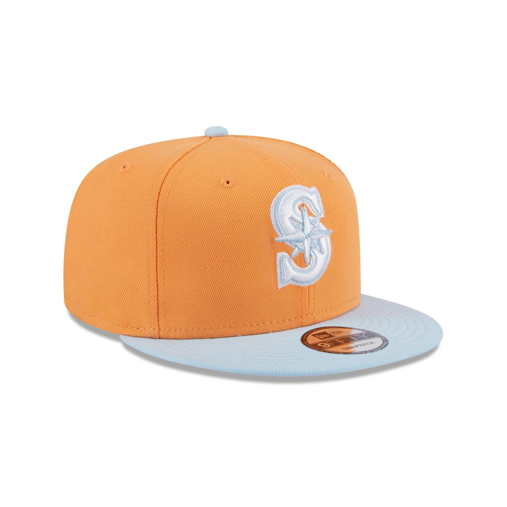 Seattle Mariners Color Pack Orange Glaze 9FIFTY Snapback Hat Male Product Image