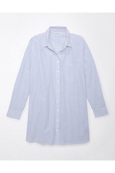 AE Button-Up Shirt Dress Womens Product Image