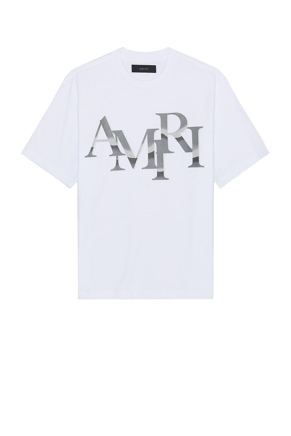 Amiri Staggered Chrome Tee Product Image