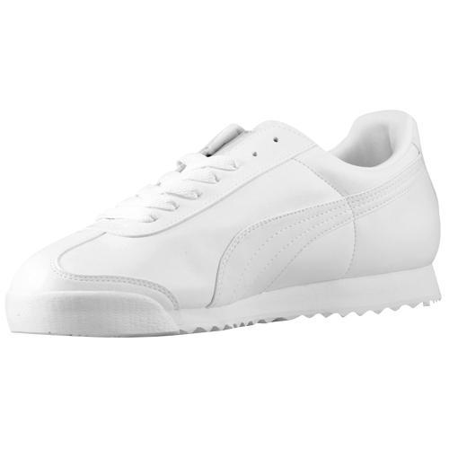 PUMA Mens Roma Basic - Shoes White/Light Grey Product Image