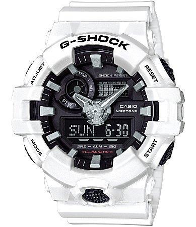 G-Shock White Ana-Digi Resin Strap Watch Product Image