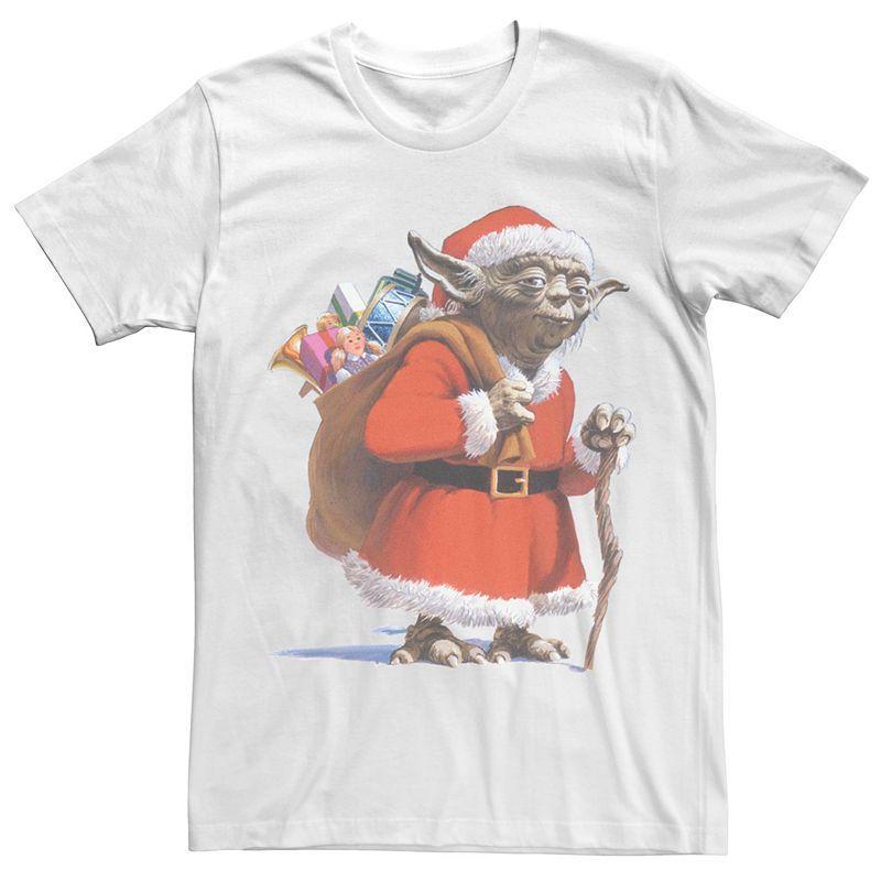 Mens Star Wars Santa Yoda Tee Product Image