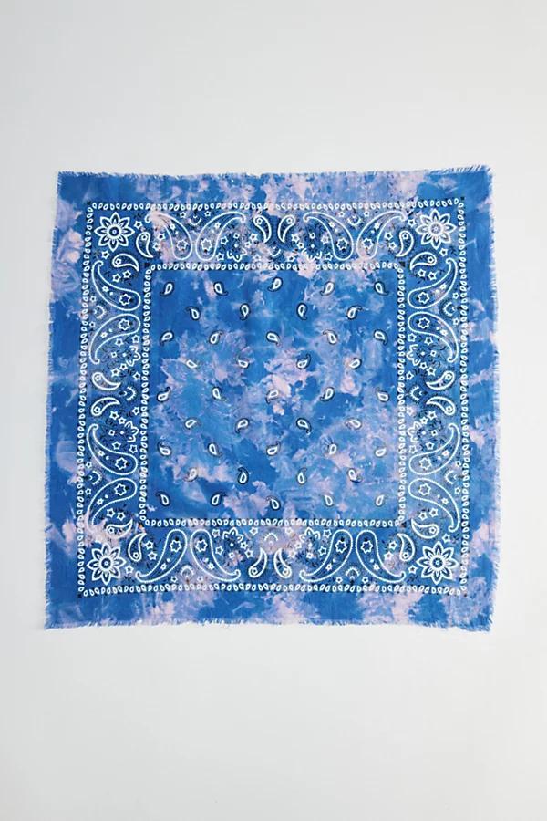 Bleach Dye Paisley Bandana Mens at Urban Outfitters Product Image