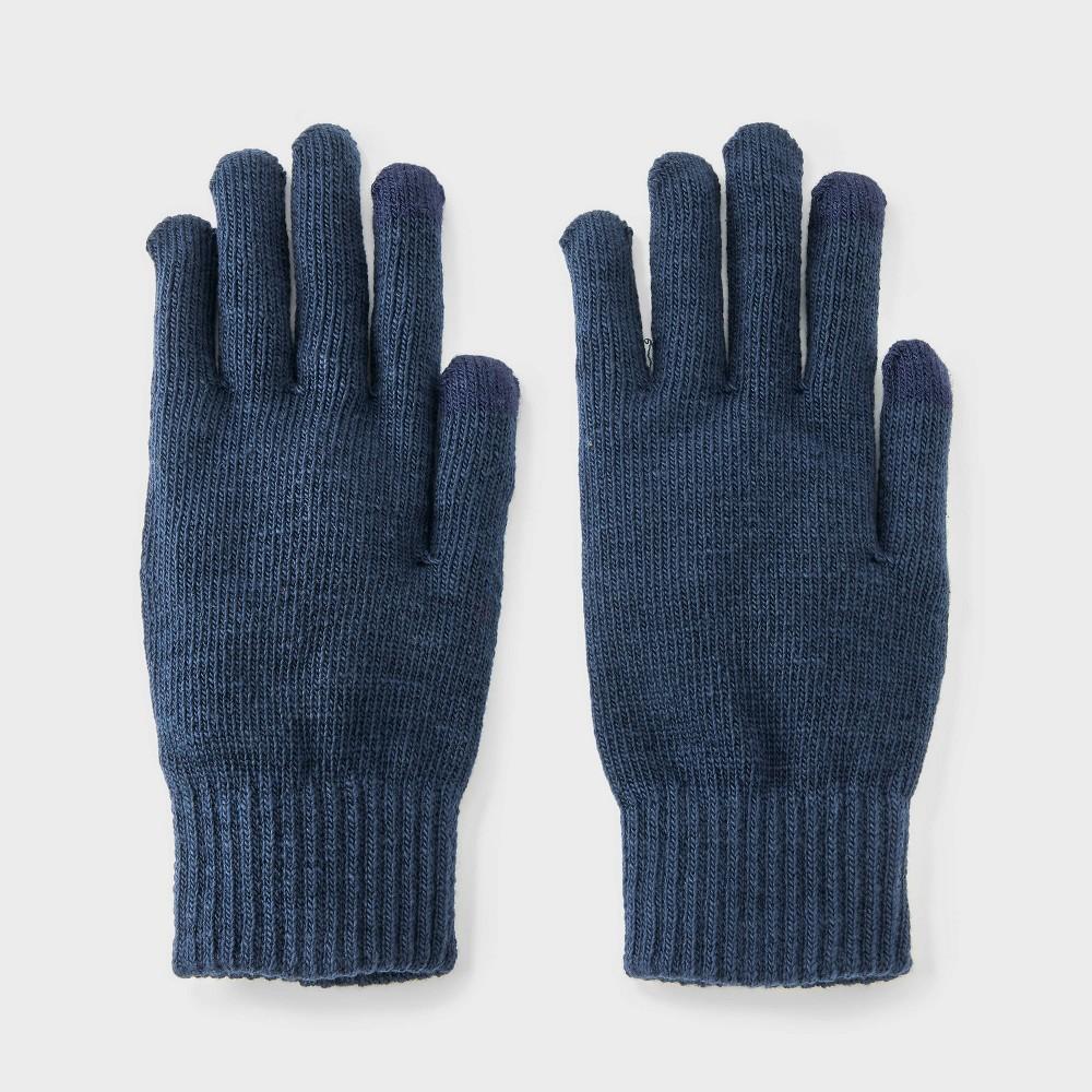 Mens Knit Tech Touch Gloves - Goodfellow & Co One Size Fits Most Product Image