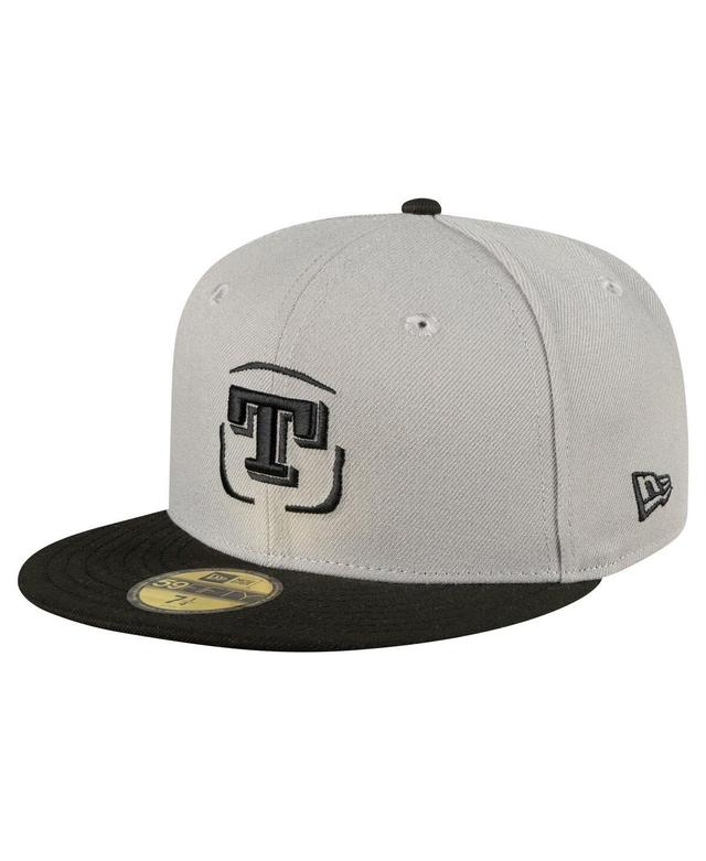 New Era Mens Gray Olmecas de Tabasco Mexico League On Field 59FIFTY Fitted Hat - Gray, Black Product Image