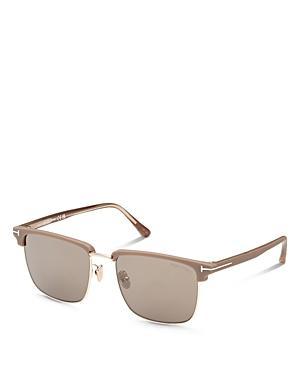 Mens 57MM Square Acetate Sunglasses Product Image