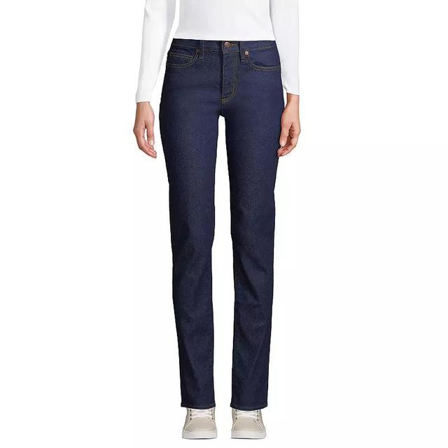 Womens Lands End Mid-Rise Boyfriend Jeans Product Image