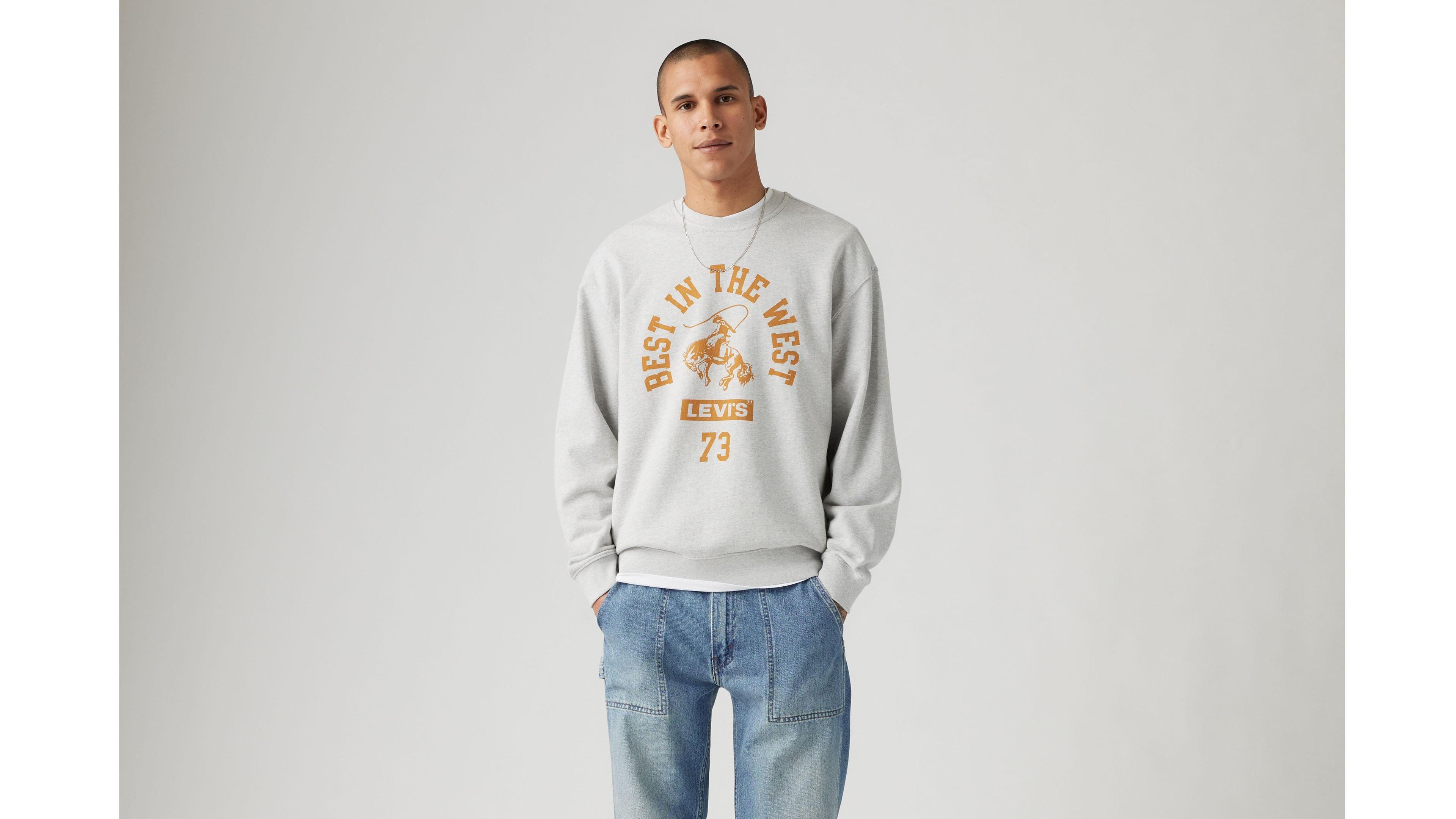 Relaxed Graphic Crewneck Sweatshirt Product Image